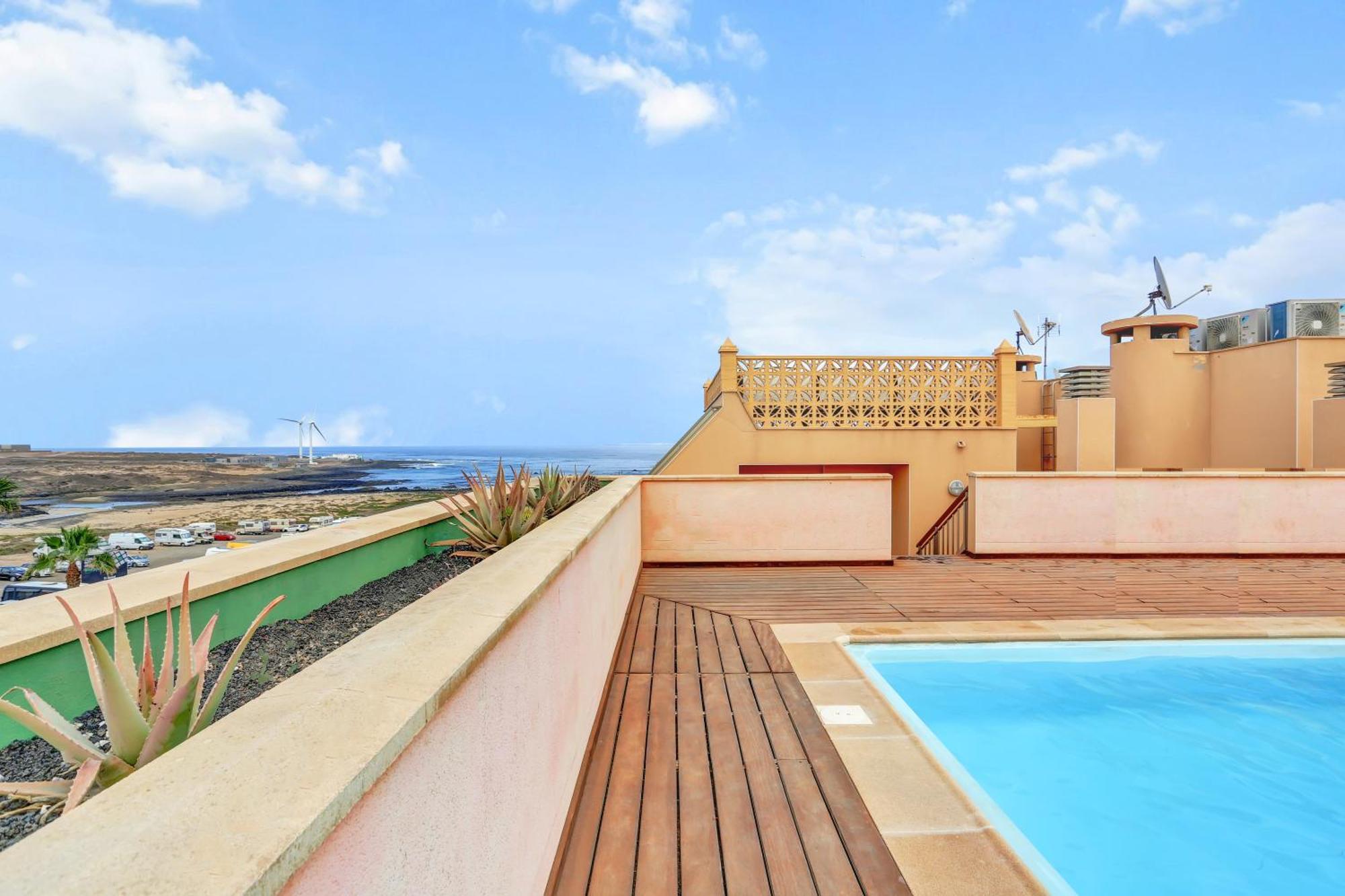 Corralejo Ancla Pool On Roof Top Apartment Екстериор снимка